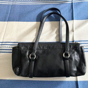 Donald J Pliner Black Leather shoulder bag